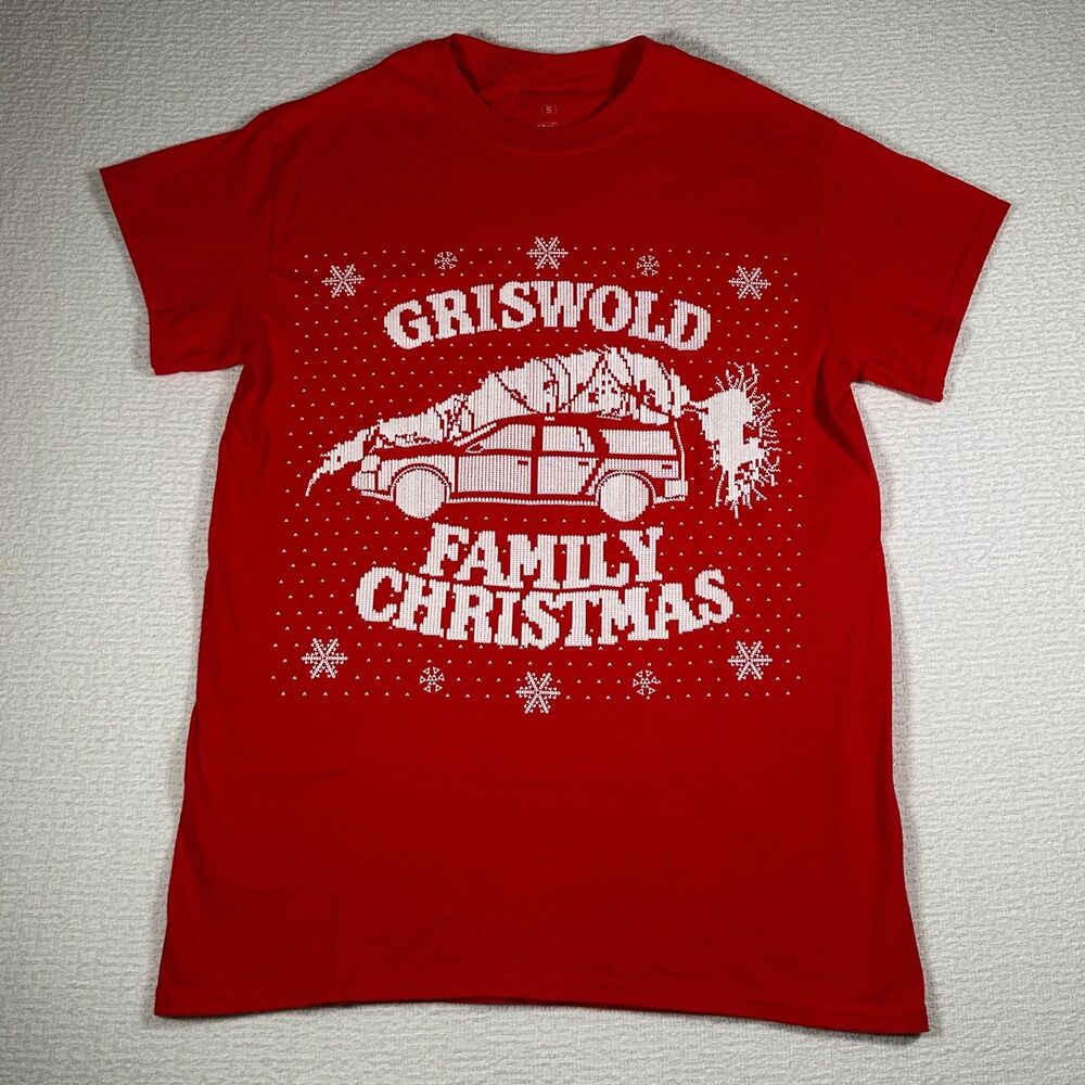 Griswold Family Christmas T-Shirt Red, Small